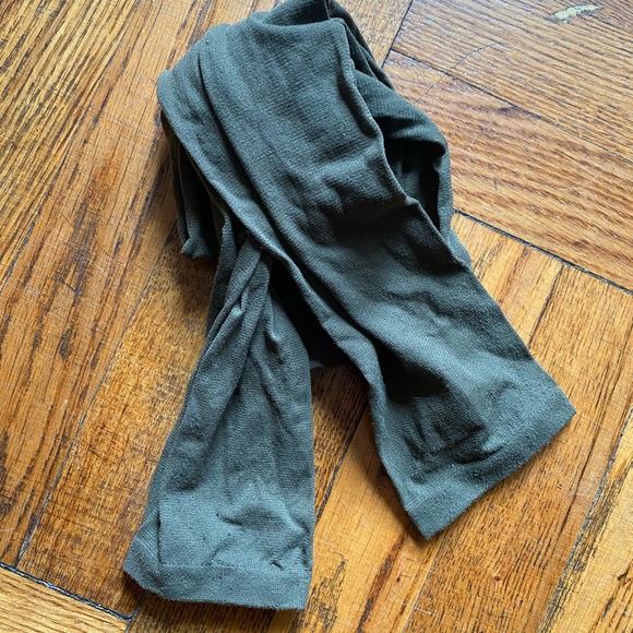 Olive army green leggings tights stocking - Picture 2 of 3